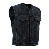 Desert Drifter Lowcut Men's Canvas Motorcycle Vest – Summer Spark