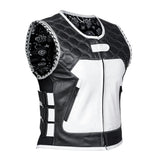 Shadow Pearl Women's Genuine Leather Motorcycle Vest