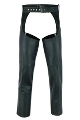 Silver Streak Unisex Genuine Leather Motorcycle Chaps