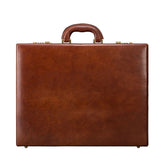 The Dominion Handmade Expandable Genuine Leather Attaché Case