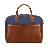 The Hallmark Handmade Men's Canvas & Leather Laptop Bag