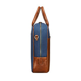 The Hallmark Handmade Men's Canvas & Leather Laptop Bag
