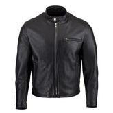 Black Men's Leather Royal jacket