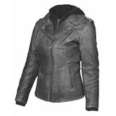 Stella - Women's Leather Motorcycle Jacket