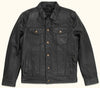 Black Leather Jacket – Full-Grain Goat Leather Men's Jacket