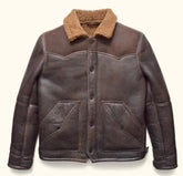 Men’s Shearling Leather Jacket – Sheepskin Cowboy