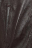 Men's Classic Genuine Leather Bomber Jacket
