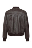Men's Classic Genuine Leather Bomber Jacket
