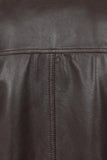Men's Classic Genuine Leather Bomber Jacket
