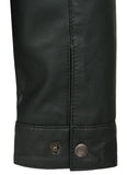 Men's Classic Green Genuine Leather Jacket