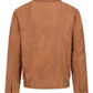 Men's Tan Brown Genuine Leather Motorcycle Jacket – Bomber Fit