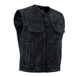 Desert Drifter Lowcut Men's Canvas Motorcycle Vest – Summer Spark