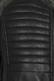 Men's Black Real Leather Biker Jacket – Refined Style