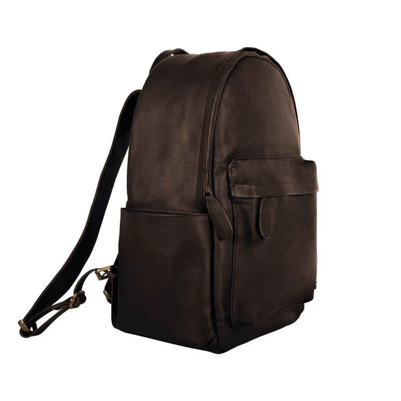 The Classic Dark Brown Backpack