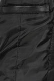Women's Petite Black Genuine Leather Motorcycle Jacket
