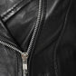 Women's Finest Genuine Black Leather Motorcycle Jacket