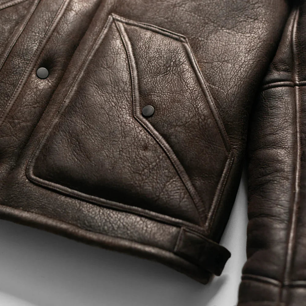 Men’s Shearling Leather Jacket – Sheepskin Cowboy