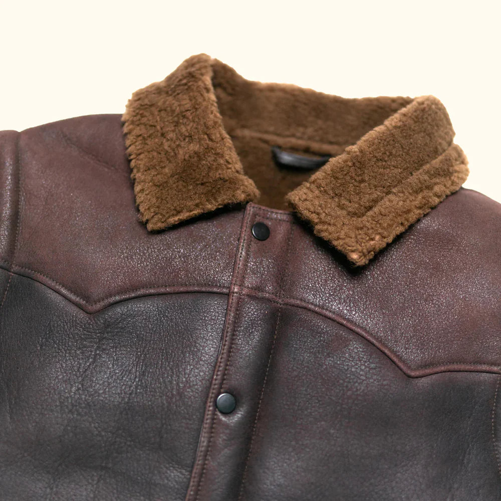 Men’s Shearling Leather Vest – Turkish Sheepskin Western Vest