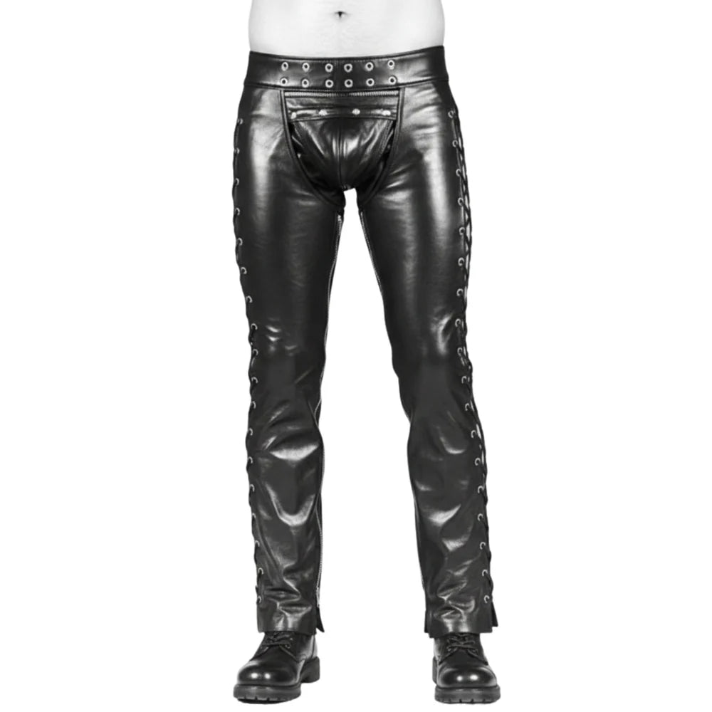 Lickerish Barrage Men's Genuine Leather Chaps