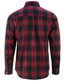 Men's Motorcycle Flannel Shirt – Multipack Options
