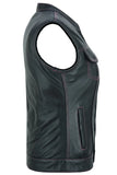 Orchid Women's Genuine Leather Motorcycle Vest