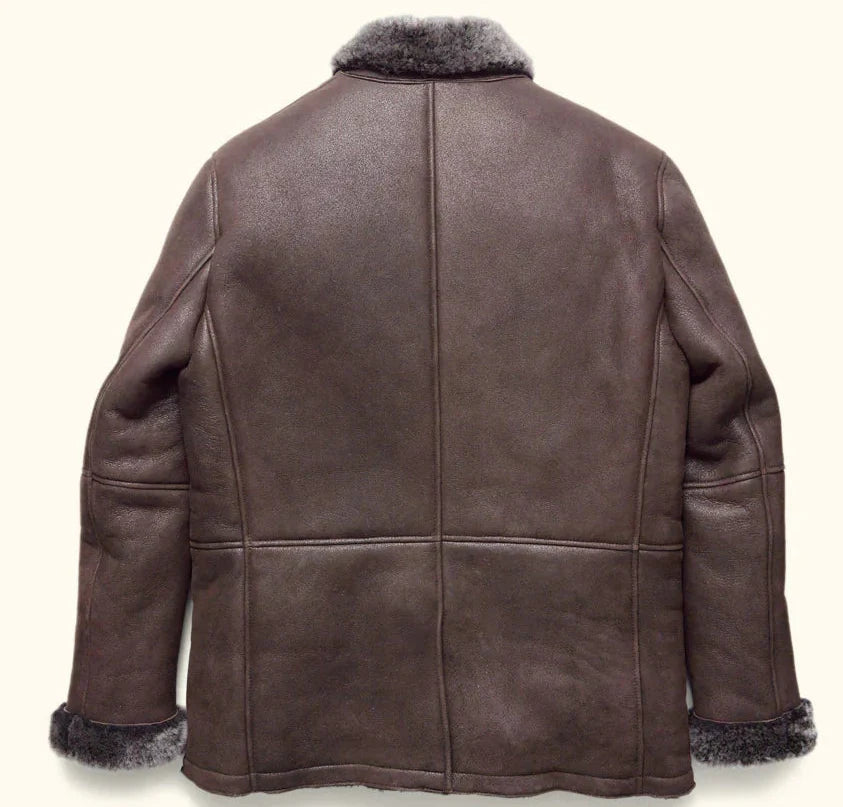 Shearling Dinner Blazer – Wool Shearling Luxury Jacket