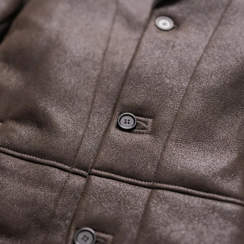 Shearling Dinner Blazer – Wool Shearling Luxury Jacket