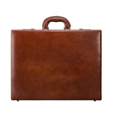 The Dominion Handmade Expandable Genuine Leather Attaché Case
