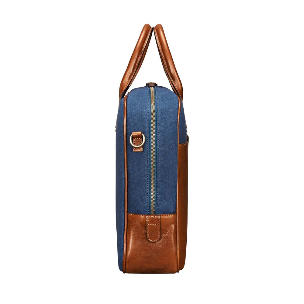 The Hallmark Handmade Men's Canvas & Leather Laptop Bag
