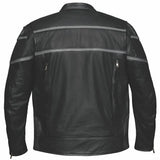 Viper Men's Premium Genuine Leather Biker Jacket