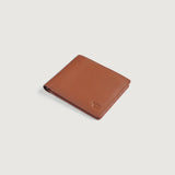 Voren Brown Leather Bi-fold Wallet