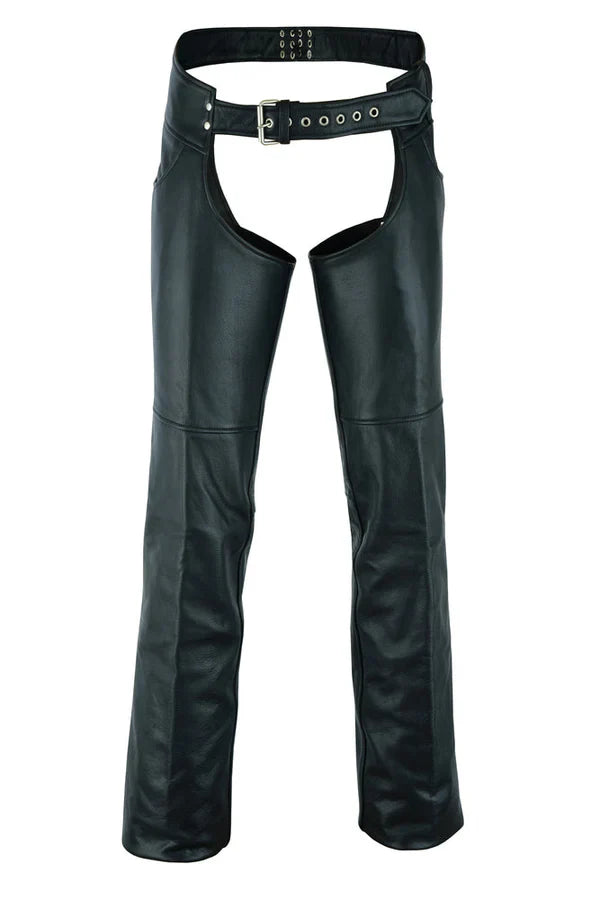Wanderlust Rider Unisex Genuine Leather Motorcycle Chaps