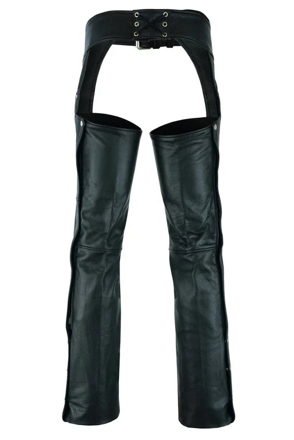 Wanderlust Rider Unisex Genuine Leather Motorcycle Chaps