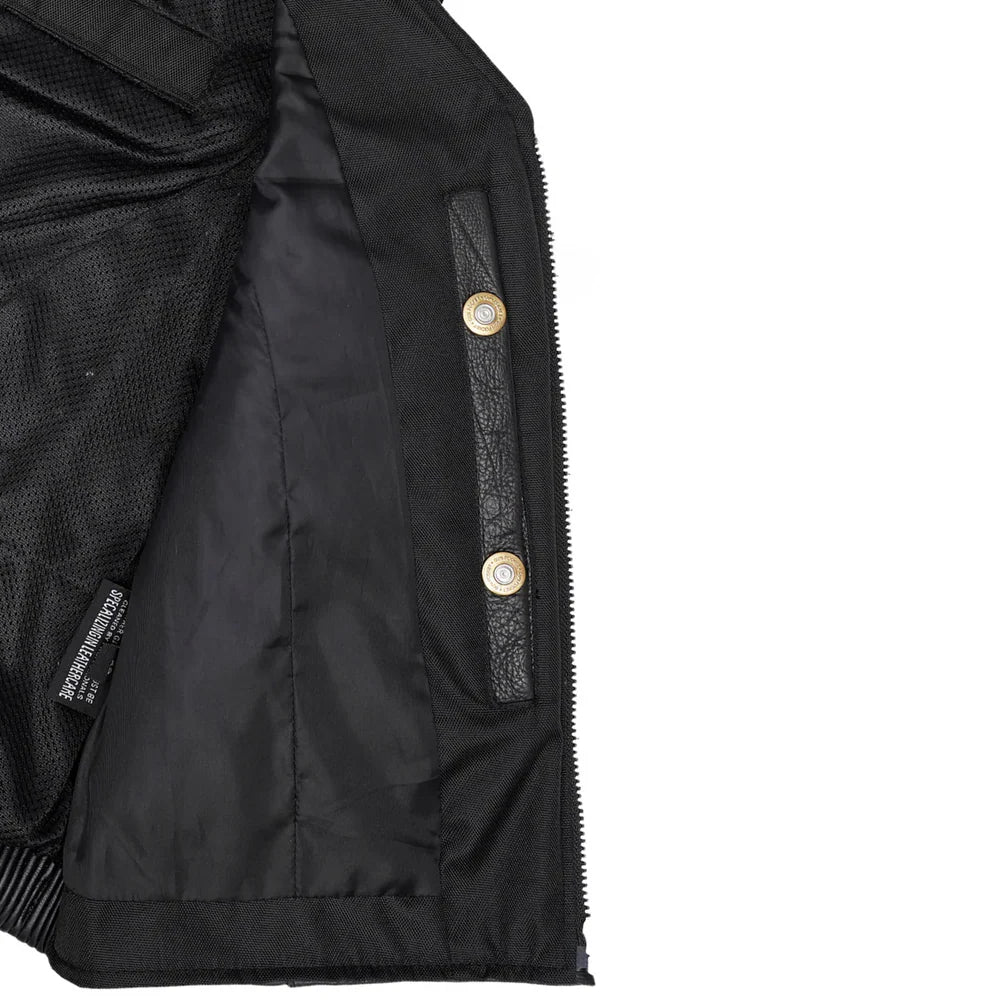 Biker Babe Women's Genuine Leather Motorcycle Vest