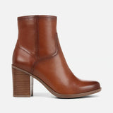 Kalina Women's Faux Leather Lug Sole Ankle Bootie