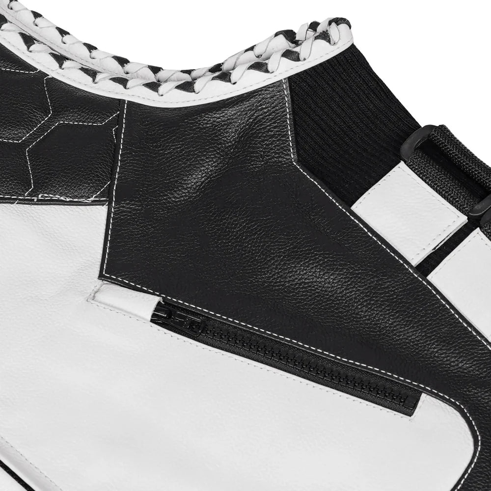 Shadow Pearl Women's Genuine Leather Motorcycle Vest