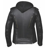 Cher - Women's Lambskin Leather Motorcycle Jacket